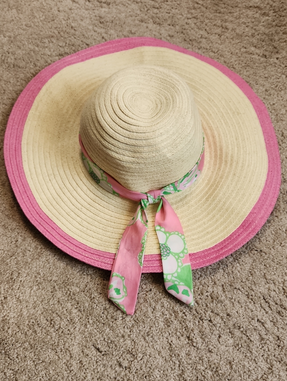 Lilly Pulitzer Pretty Pink Tootie Straw Hat